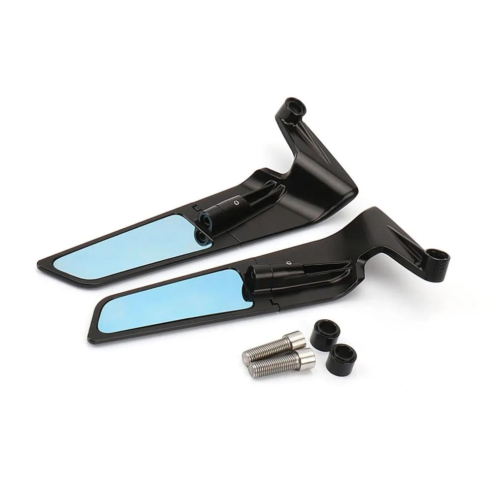 Vagary 10mm Adjustable 360° Rotating New Rearview Wing Mirrors For Universal for Bike