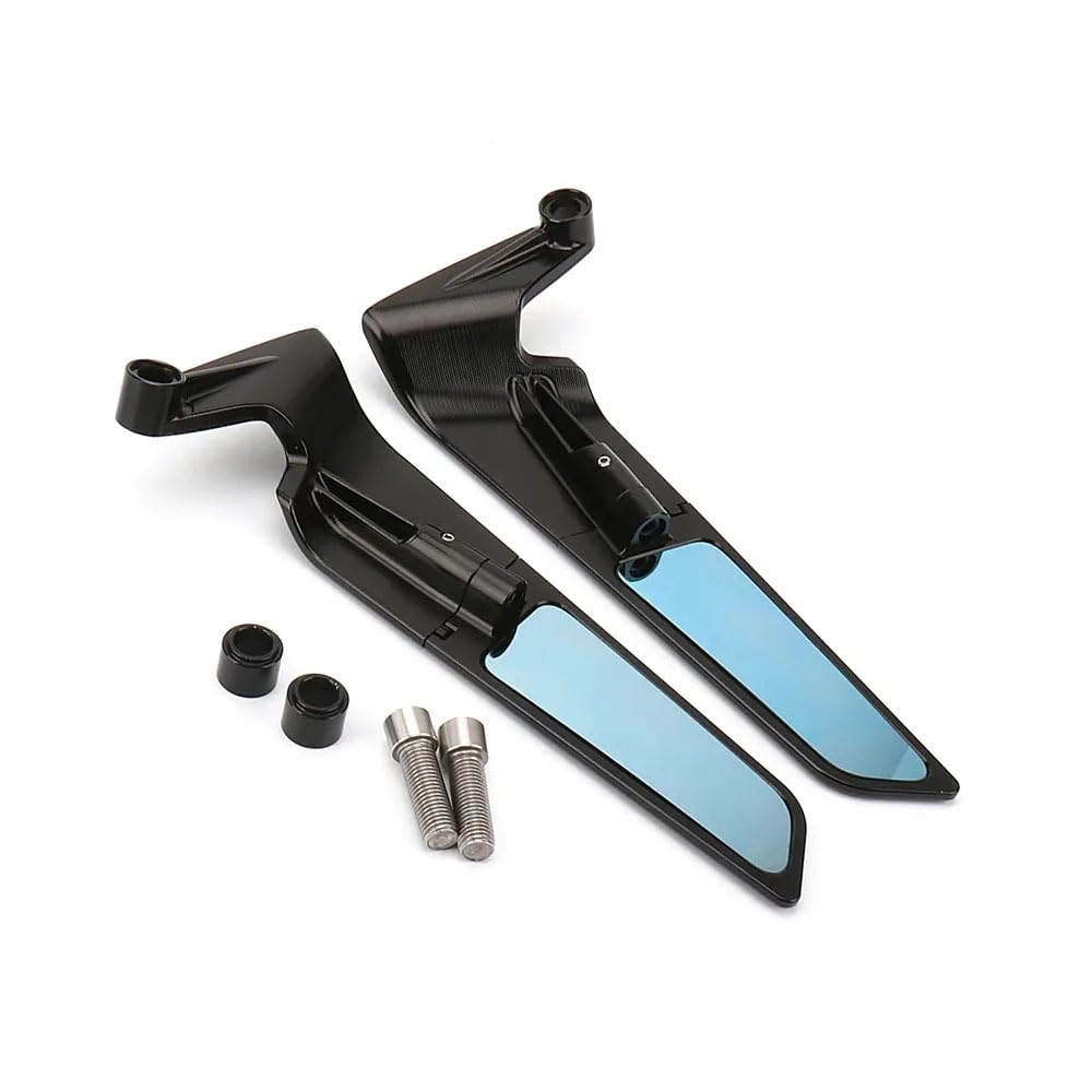 Vagary 10mm Adjustable 360° Rotating New Rearview Wing Mirrors For Universal for Bike