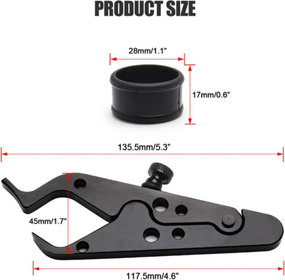 Vagary Universal CNC Cruise Control Bike Throttle Lock, Wrist/Hand Grip Lock Handlebar Hand Guard (Universal For Bike)