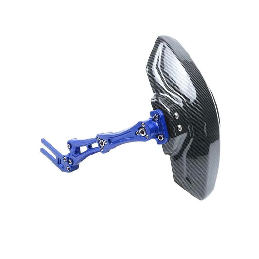 Vagary Universal CNC Rear Mudguard Adjustable Mud Splash Guard for KTM, Yamaha, Suzuki, TVS, Bajaj, Kawasaki, BMW Motorrad, Aprilia, Hyosung (Blue)