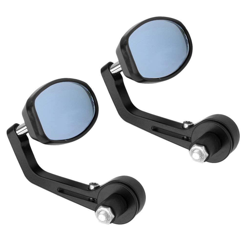 Vagary Aluminium Motorcycle Handlebar Mirrors for RE Bullet Classic 350, Hunter 350, Meteor 350, Reborn, GT 650, Duke 200 390, Pulsar 150 220