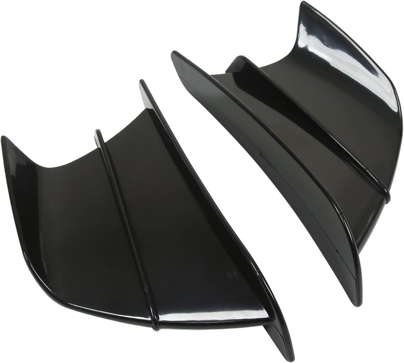 Vagary Aerodynamic Winglets Bike Wings for Yamaha R15 V3/V4, Ninja 650, Honda CBR650, KTM RC 390,RC 200, RC 125 (Black)