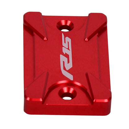 Vagary CNC Aluminium Alloy Disc Brake Fluid Reservoir Cap Cover For Yamaha R15 V4 (Red)