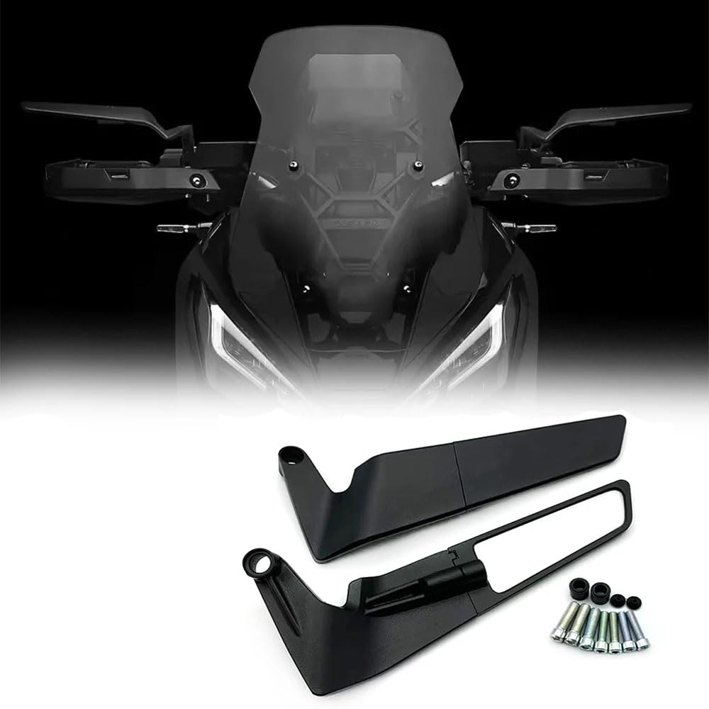 Vagary 10mm Adjustable 360° Rotating New Rearview Wing Mirrors For Universal for Bike
