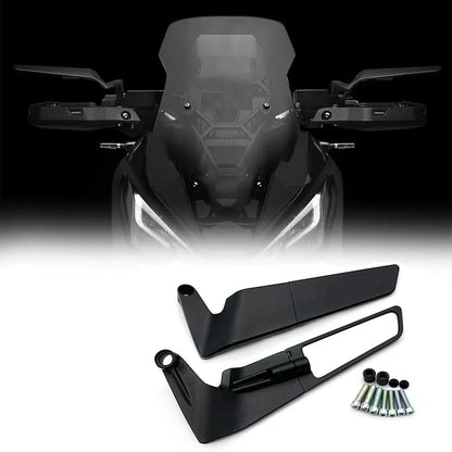 Vagary 10mm Adjustable 360° Rotating New Rearview Wing Mirrors For Universal for Bike