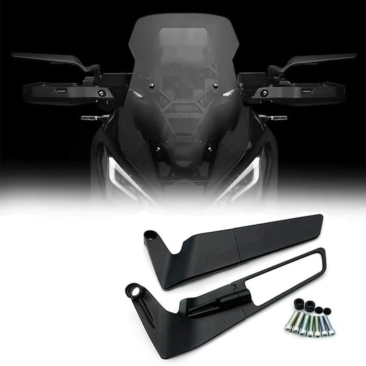 Vagary 10mm Adjustable 360° Rotating New Rearview Wing Mirrors For Universal for Bike