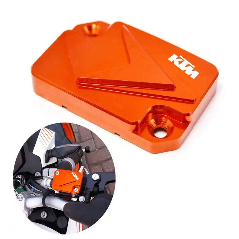 Vagary Combo of 8pc KTM Duke RC 125, 200, 250, 390 Accessories Lever Clutch, Handle Grip, Spool Slider, Front Disc Oil Cover, Engine Oil Cover, Side Stand Extender, Key Cover, Handle Bar Clamp(Orange)
