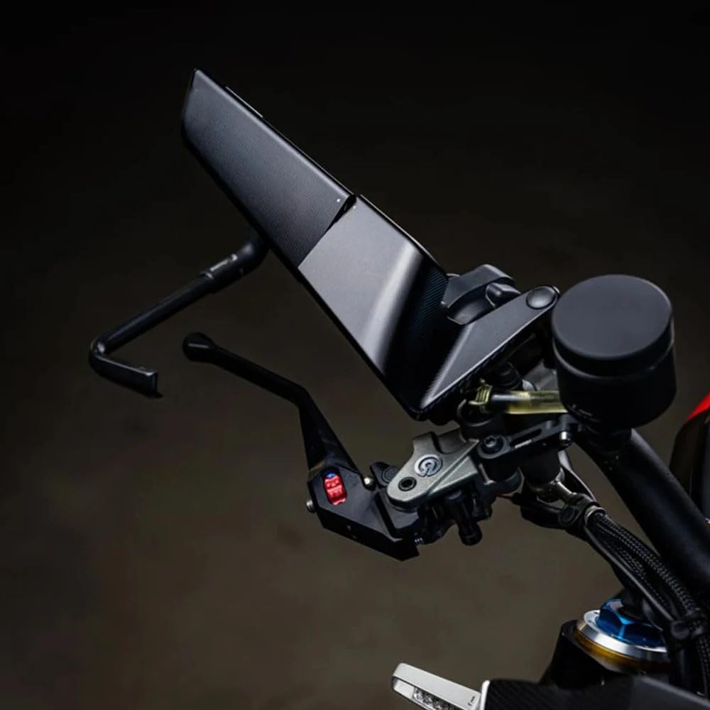 Vagary 10mm Adjustable 360° Rotating New Rearview Wing Mirrors For Universal for Bike