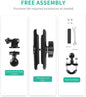 Vagary 360° Motorcycle Camera Mount for GoPro Bike Holder Handlebar Mount Bracket 1/4 Metal Stand GoPro Hero10/9/8/7/6/5/4/3+ Action Cameras Accessory (Fits Bicycle Utv Motorcycle Handlebar Holder)