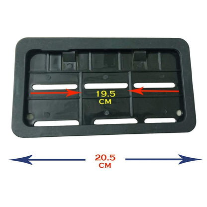 Vagary Bike Number Plate Frame(Standard Size for All Bikes) - Set of Two for TVS Wego