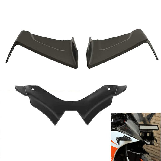 Vagary Combo of Black Winglet with Bike Side Wings for Yamaha Mt 15