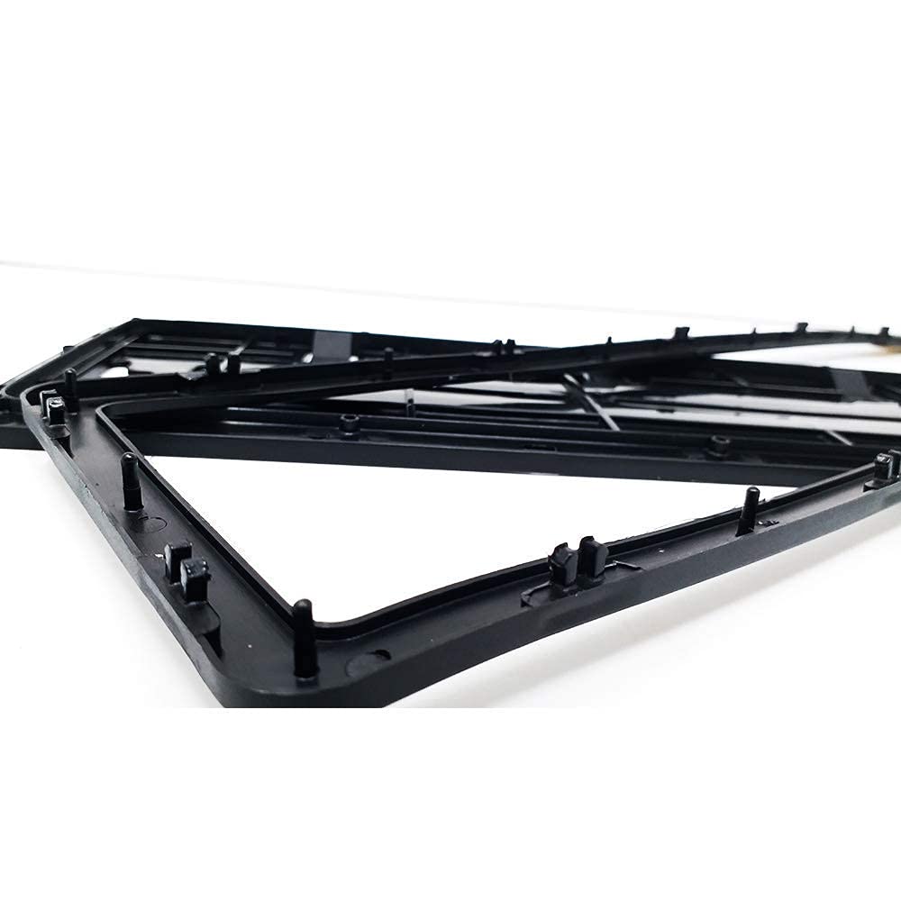Vagary Bike Number Plate Frame(Standard Size for All Bikes) - Set of Two for TVS Wego