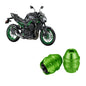Vagary Green Anti Drop Fork Frame Slider Motorcycle Wheel Front Fork Frame Sliders for Kawasaki Z900