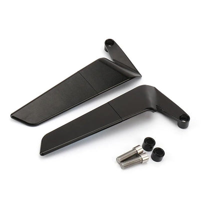 Vagary 10mm Adjustable 360° Rotating New Rearview Wing Mirrors For Universal for Bike