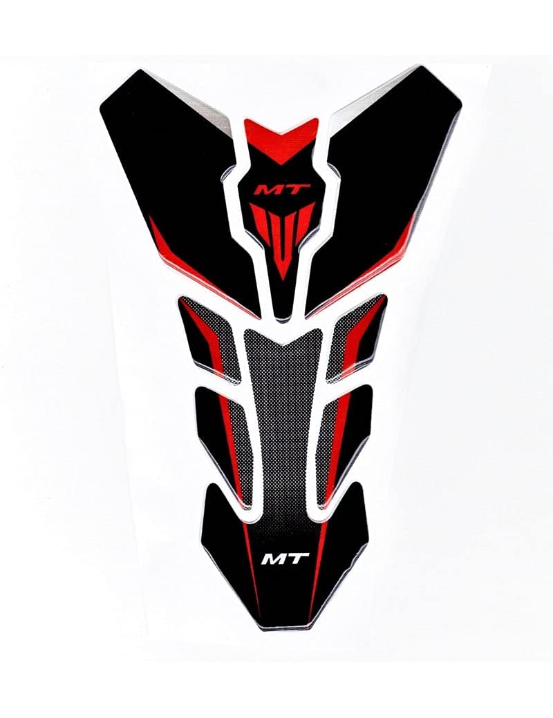 Vagary Combo of Winglet with Tank Pad for Yamaha MT 15 (Red)