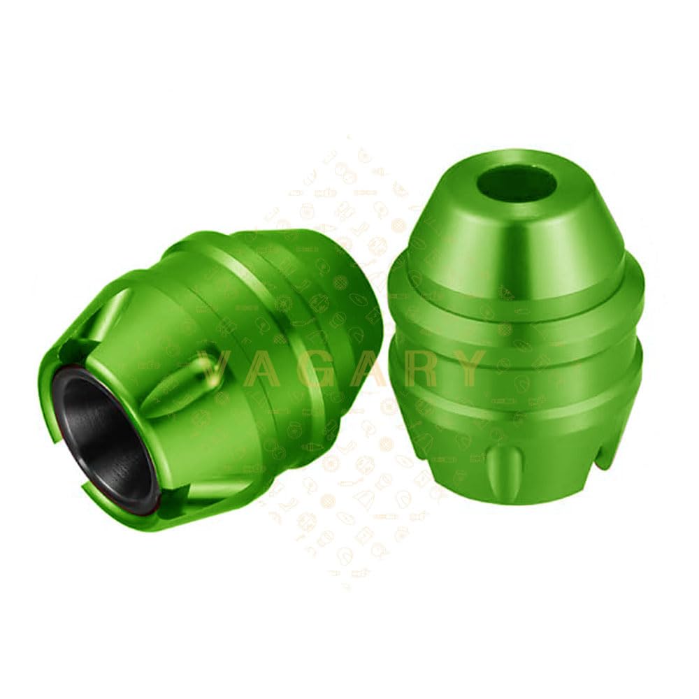 Vagary Green Anti Drop Fork Frame Slider Motorcycle Wheel Front Fork Frame Sliders for Kawasaki Z900