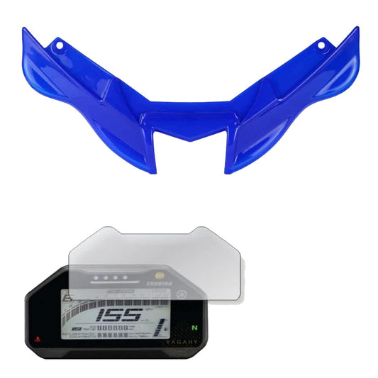 Vagary Combo Winglet with Screen Protector for Yamaha R15 V4/ R15M (Blue)