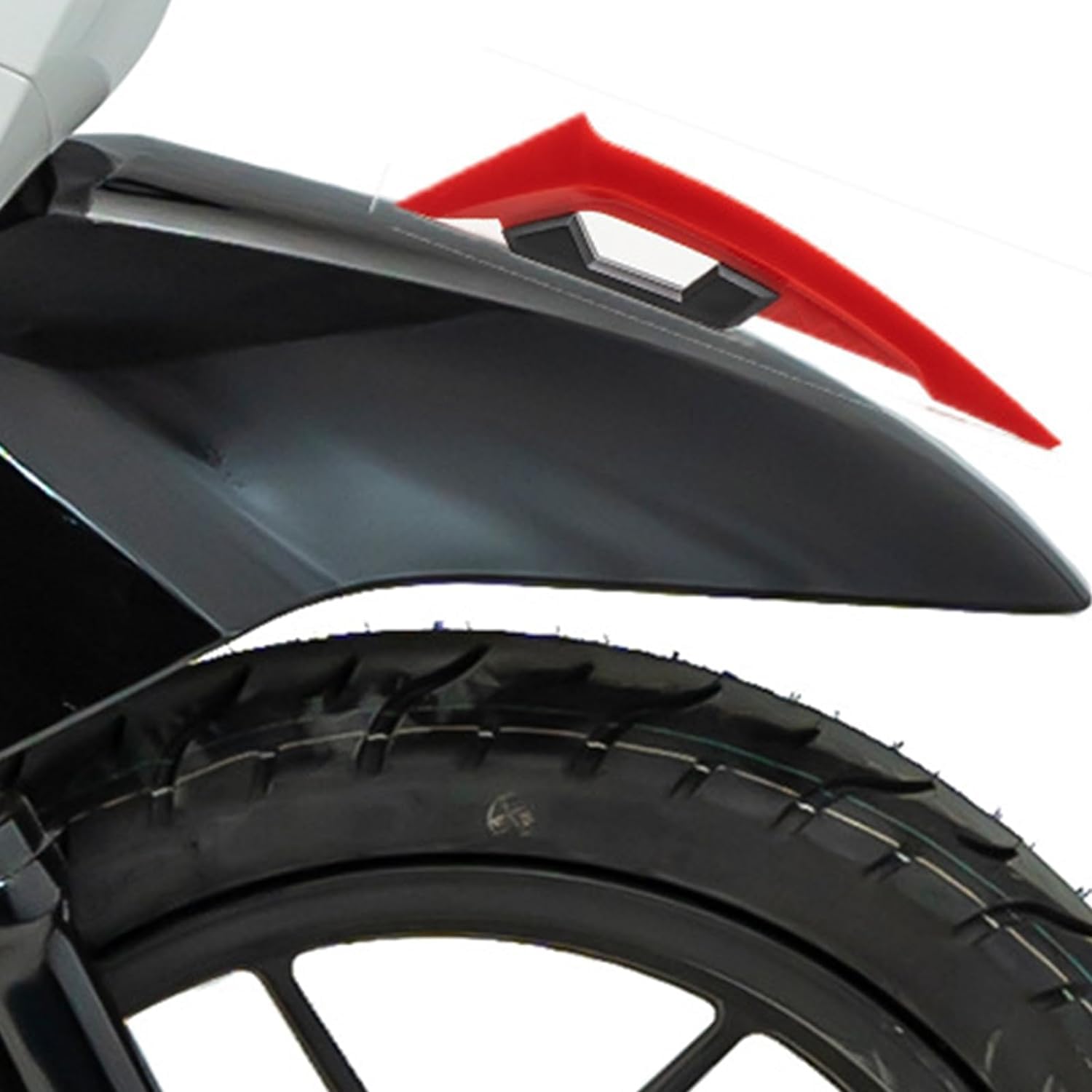 Vagary Wing Side Helmet Spoiler Aerodynamic Wing Dynamic Helmet Accessories, Helmet Punks, Helmet Wings (Red)