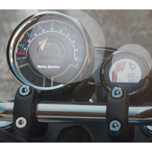 Vagary Speedometer Screen Protector/Scratch Guard For RE Bullet Meteor 350 Screen Guard