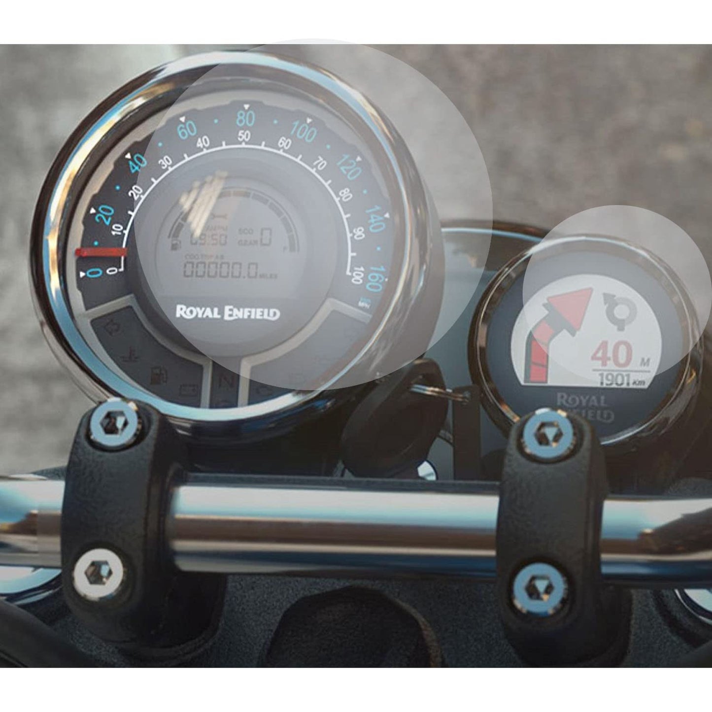 Vagary Speedometer Screen Protector Scratch Guard for Bajaj Dominar 250 400 cc
