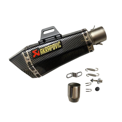 Vagary Carbon Acrophobic exhaust/Silencer Wtih Inbilt DB Killer for for Bajaj Dominar 400/ Bajaj Pulsar RS 200, NS 200