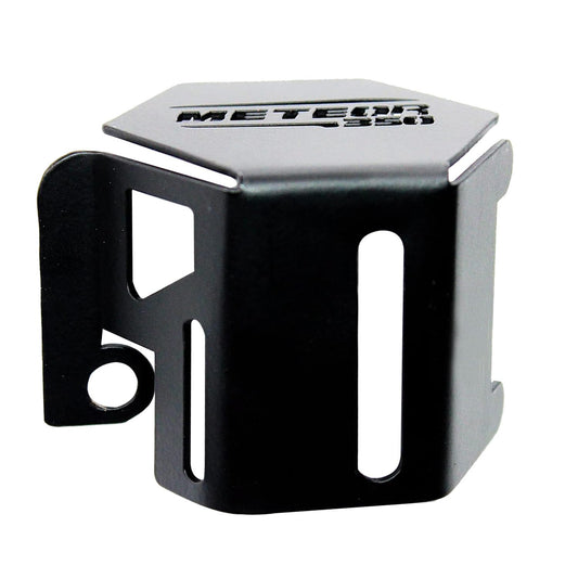 Vagary Rear Brake Oil Container Guard/Disc Oil Cap for RE Meteor 350 (Black)