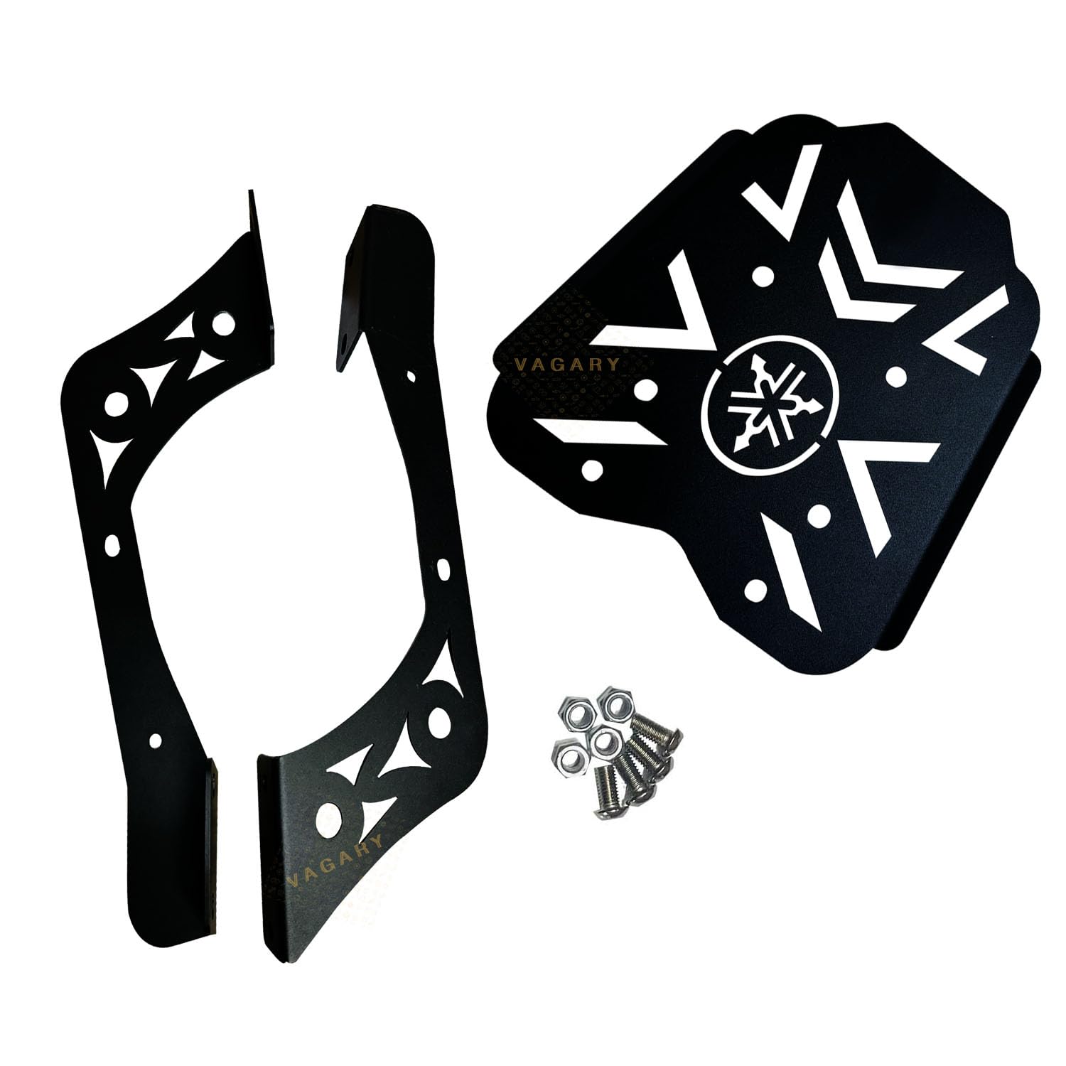 Vagary Back Rack/Top Rack Carrier Plate Expedition for Luggage Backrest for Yamaha FZ-X