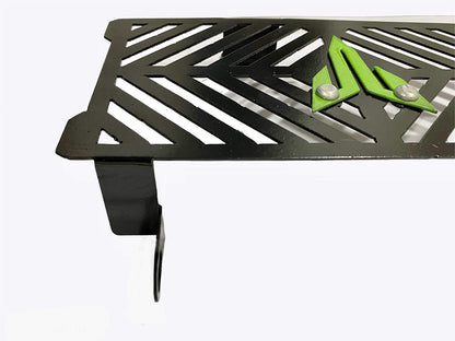Vagary Stainless Steel Motorcycle Radiator Guard Grill for MT15 (Black) (Black Green)