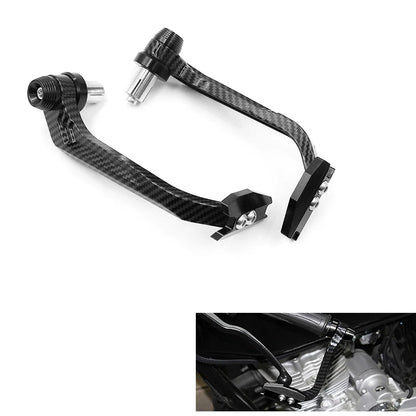 Vagary Bike Handlebar Hand Protector Black Carbon Metal Body Heavy Hand Protection Hand Lever Guard (Universal for Bike)