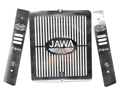 Vagary Stainless Steel Motorcycle Radiator Guard Protector Grill Only Fit in JAWA Motorcycle (JAWA 42)