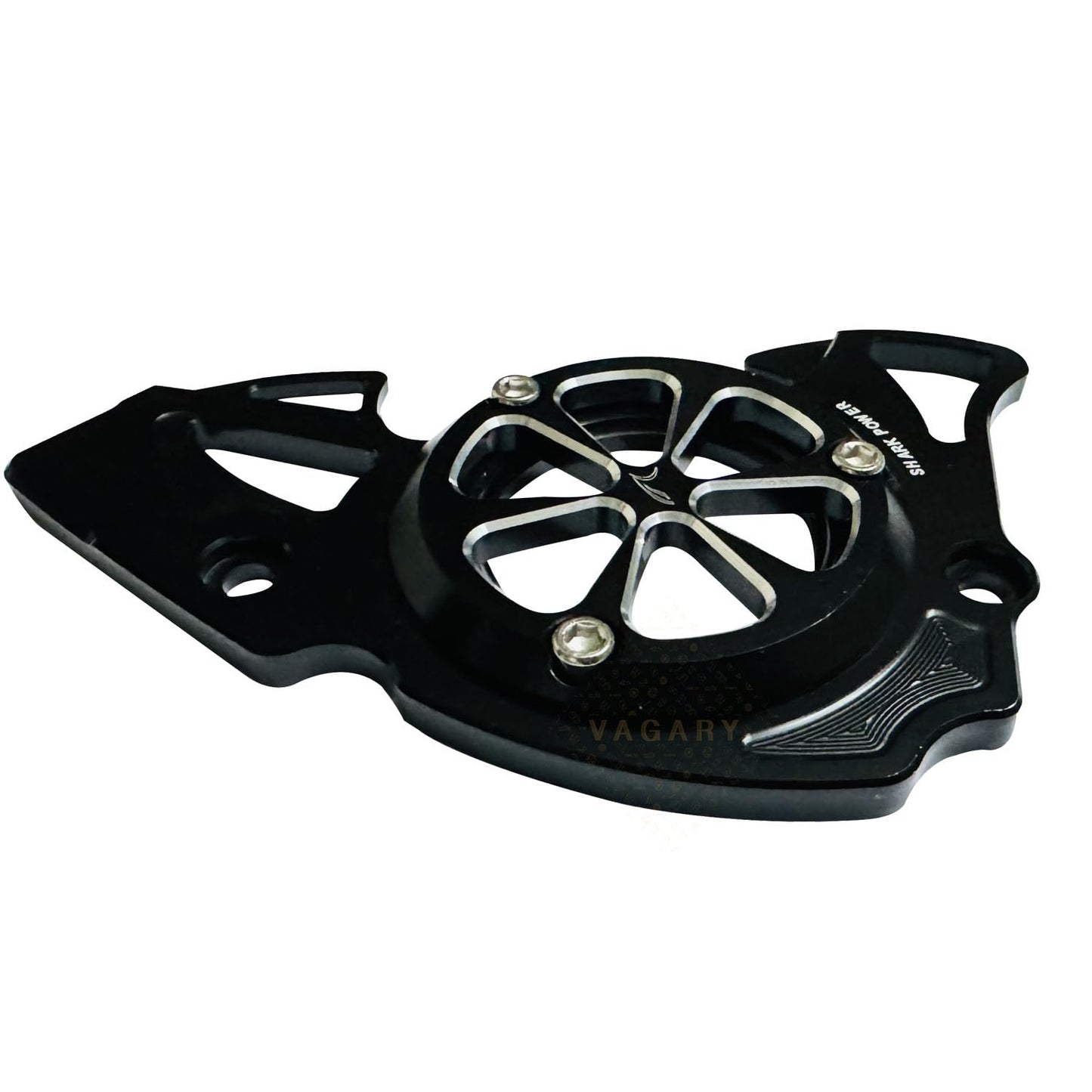 Vagary CNC Aluminum Front Chain Sprocket Cover for Yamaha R15 V4, V3, R15M, MT 15 (BLACK)