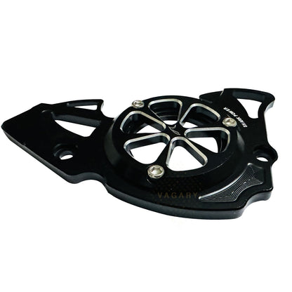 Vagary CNC Aluminum Front Chain Sprocket Cover for Yamaha R15 V4, V3, R15M, MT 15 (BLACK)