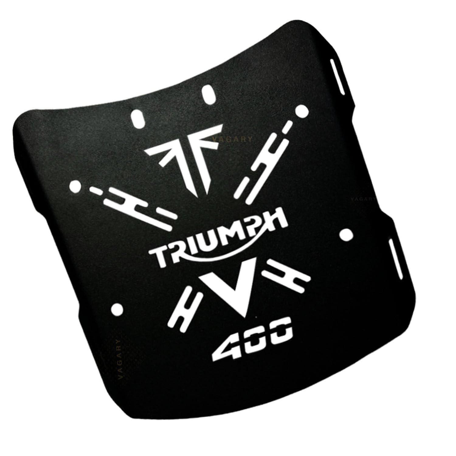Vagary Back Rack/Top Rack Carrier Plate Expedition for Luggage Backrest for Triumph Speed 400 (Black)