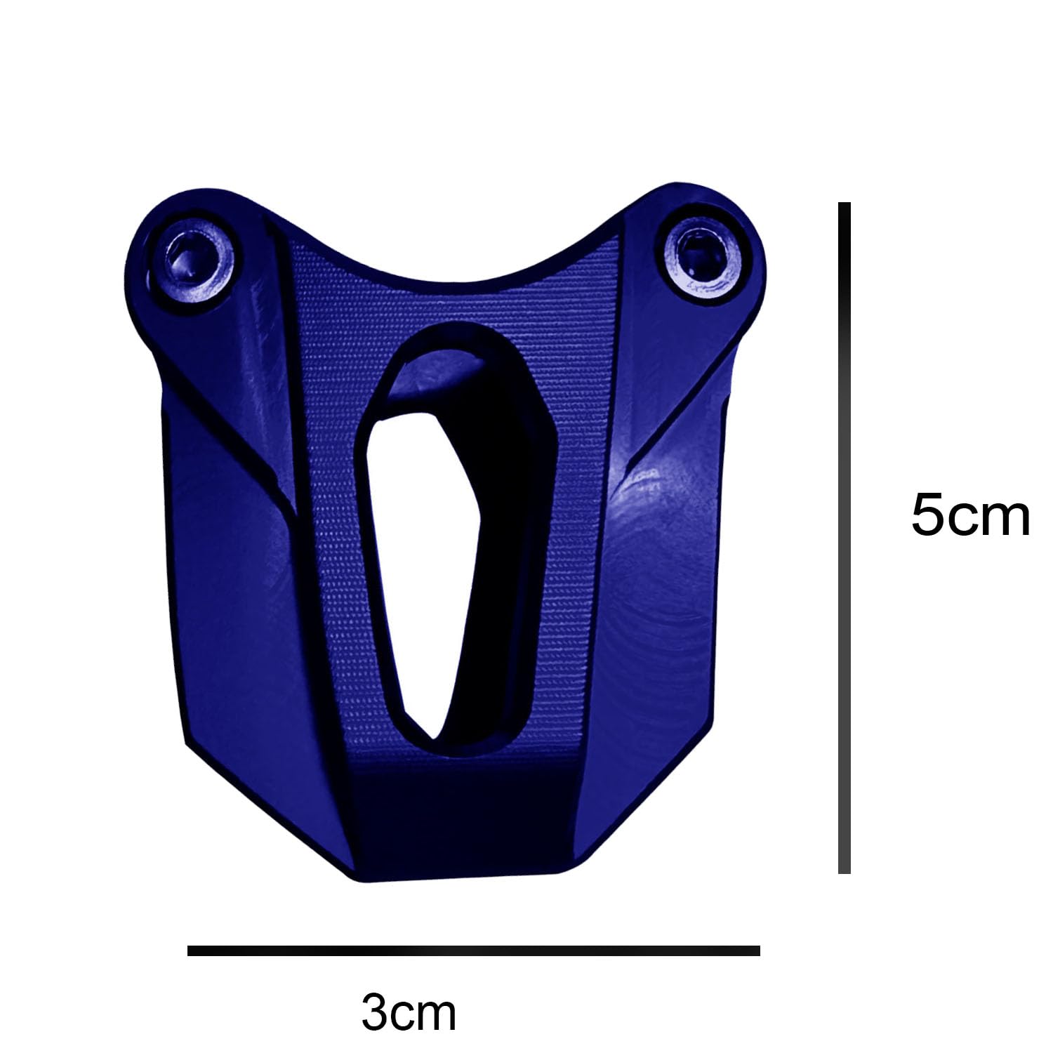 Vagary CNC Aluminum Key Cover Shell Protection Decorate Universal for TVS Apache RTR 160/200 4V (Blue)