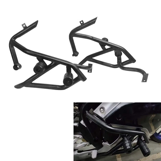 Vagary Heavy Duty Frame Slider Crash Guard with 4 Pcs Slider for Yamaha R15 V4 Black