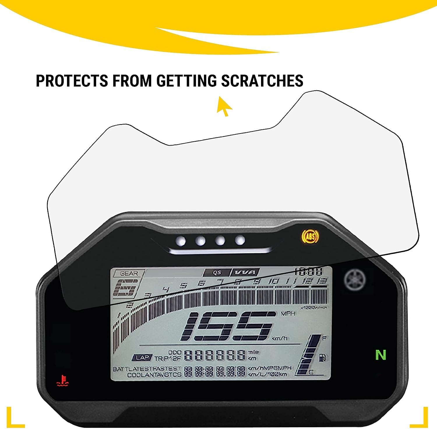Vagary Speedometer Screen Protector Scratch Guard for Yamaha R15 V4 or R15M