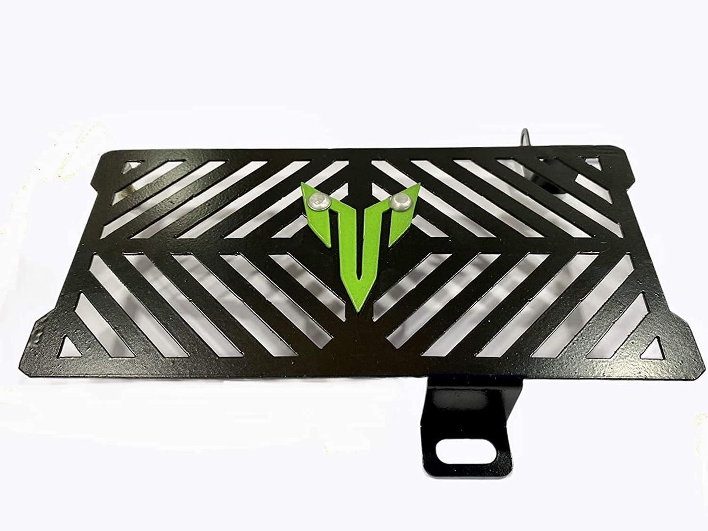 Vagary Stainless Steel Motorcycle Radiator Guard Grill for MT15 (Black) (Black Green)