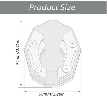 Vagary CNC Kickstand Side Stand Extender for Yamaha Aerox 155 (Black)