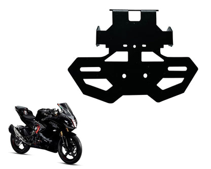 Vagary Back Tail Tidy Number Plate Holder for TVS Apache RR 310 (Black)