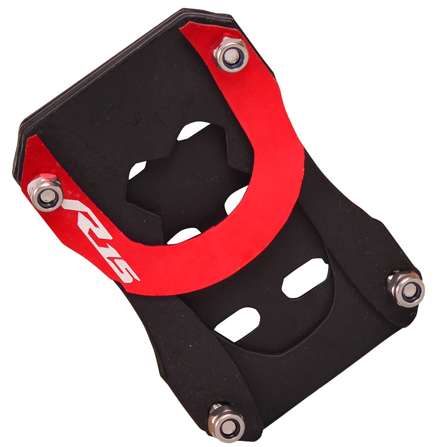 Vagary Side Stand Extender Base Stand Holder Compatible for Yamaha R15 (Red)