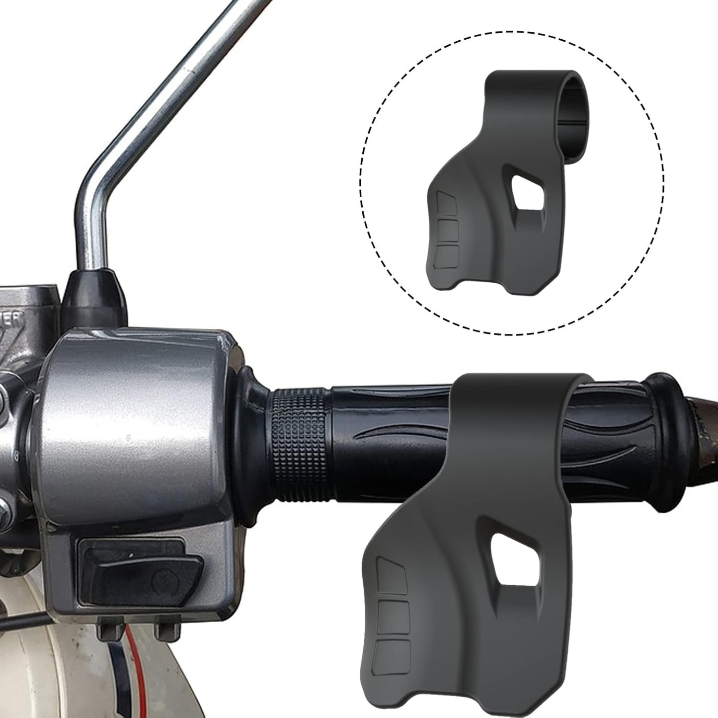 Vagary Universal Palm Rest Throttle Cruise Accelerator Assist Hand Rest Control Handle Bar Grip for All Bike (1)