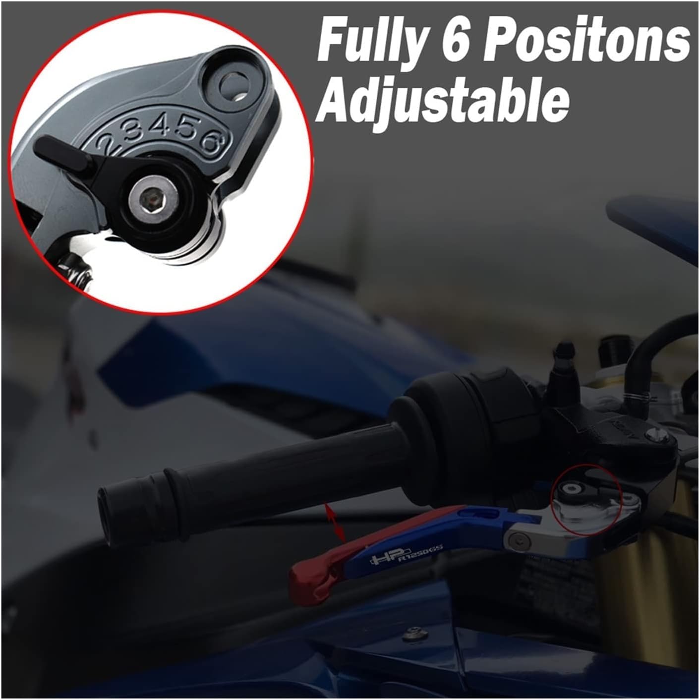 Vagary CNC Aluminium Foldable Retractable Brake Clutch Lever for B MW G310R G310GS Lever Clutch (Black) CNC Aluminium Foldable Retractable Brake Clutch Lever for