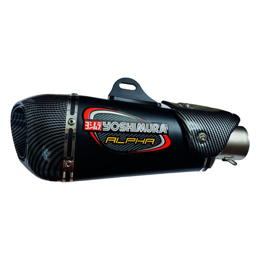 Vagary Universal Alpha Bike Exhaust Muffler With DB Killer Silencer (Multi)