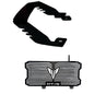 Vagary Tail Protector/Grab Rail With Radiator Grill for Yamaha MT 15 V1 & V2 (Black)
