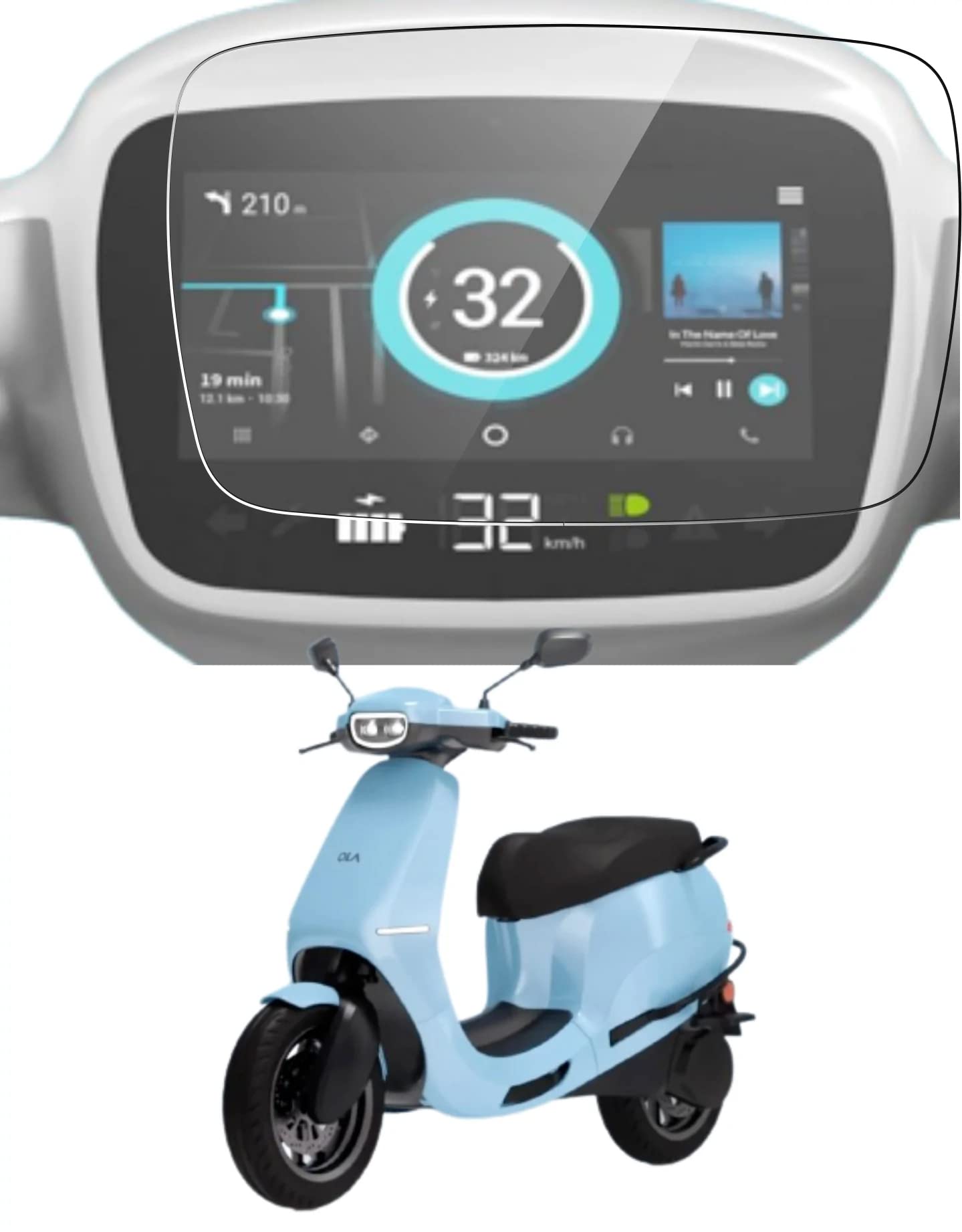 Vagary Speedometer Screen Protector Scratch Guard for Bajaj Dominar 250 400 cc