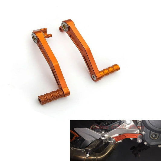 Vagary Bike CNC Brake Clutch Gear Pedal Shift Lever for KTM Duke 125/200/250/390 (Orange)