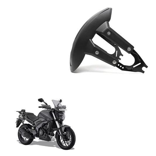 Vagary Motorcycle Rear Mud Guard Splash Guard for Bajaj Dominar 250 400 (Black)