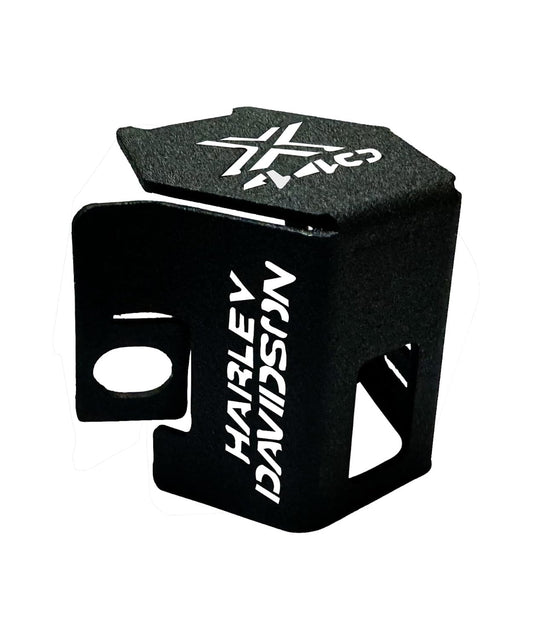 Vagary Rear Brake Oil Container Guard/Disc Oil Cap for HARLEY 440X Bike Crash Guard (Steel)