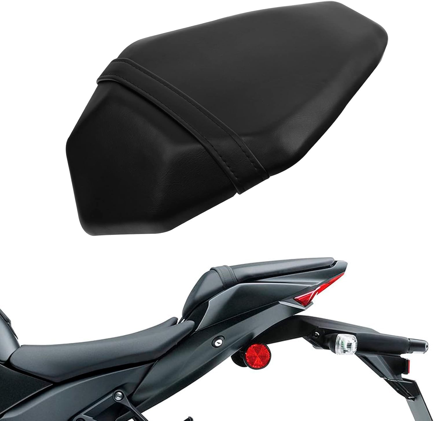 Vagary Rear Passenger Pillion Seat Fit For Ninja ZX-10R (Black)