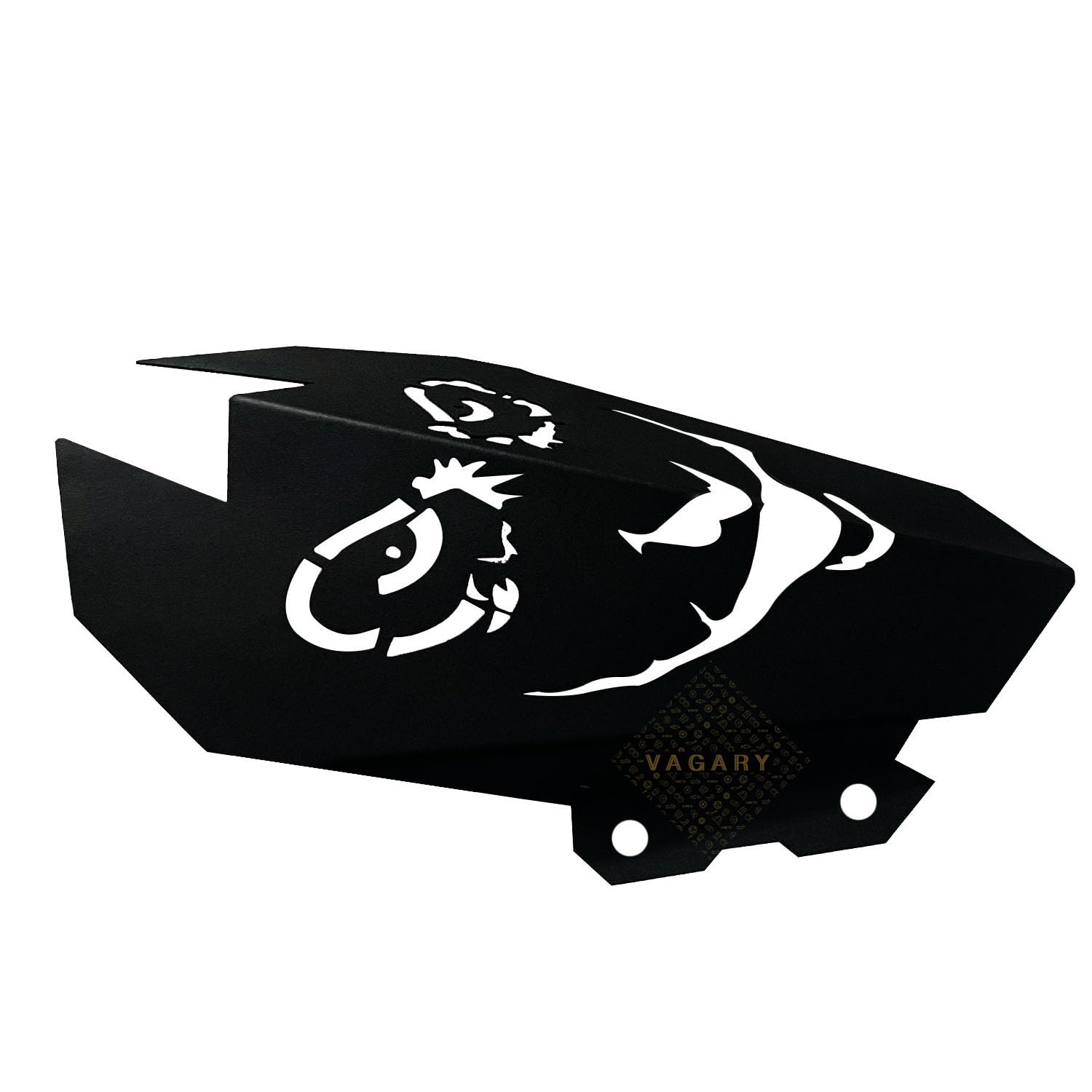Vagary Joker Design Metal Visor With Black Winglet For Yamaha MT 15